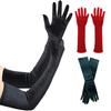 1 Pair Bride Wedding Gloves Golden Velvet Anti-slip Five Fingers Retro Pure