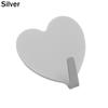 Supplies Heart-shaped No Trace Strong Adhesive Storage Racks Hanger Hooks Wall Hook Key Holder