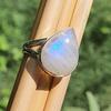 Moonstone Ring, 925 Silver Ring, Handmade Ring, Designer Ring, Gemstone Ring, Gift for Her, Boho Ring,Silver Jewelry