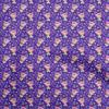 Cotton Flex Blue Fabric Florals Fabric For Sewing Printed Craft Fabric By The Yard 40 Inch