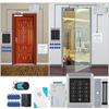 Electric Magnetic Door Lock Access Control Card Password Door Security System Kit