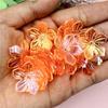 60Pcs Bracelet Necklace Acrylic Beads 22.8mm DIY Handmade For Jewelry Making Loose Spacer Beads Sun Flower Shape
