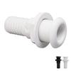 Boat Through Hull Connector 29mm Outlet Smooth Drainage Straight Drain Outlet Fittings Boat Plumbing