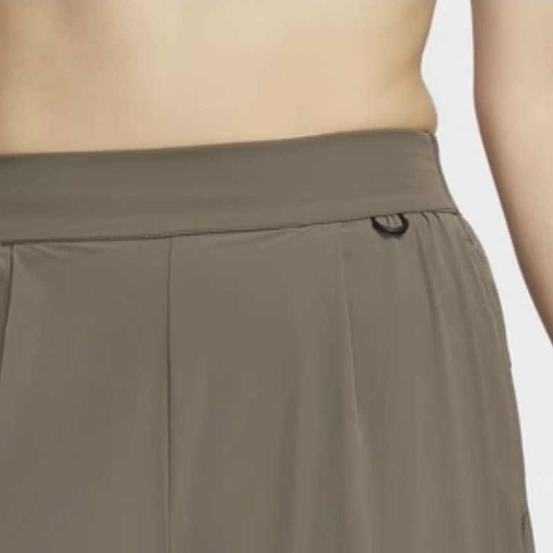 Nike Dri-Fit Comfortable Breathable Soft Loose Fit Casual Pants Women Bottoms Mineral-Grey HQ0236-004