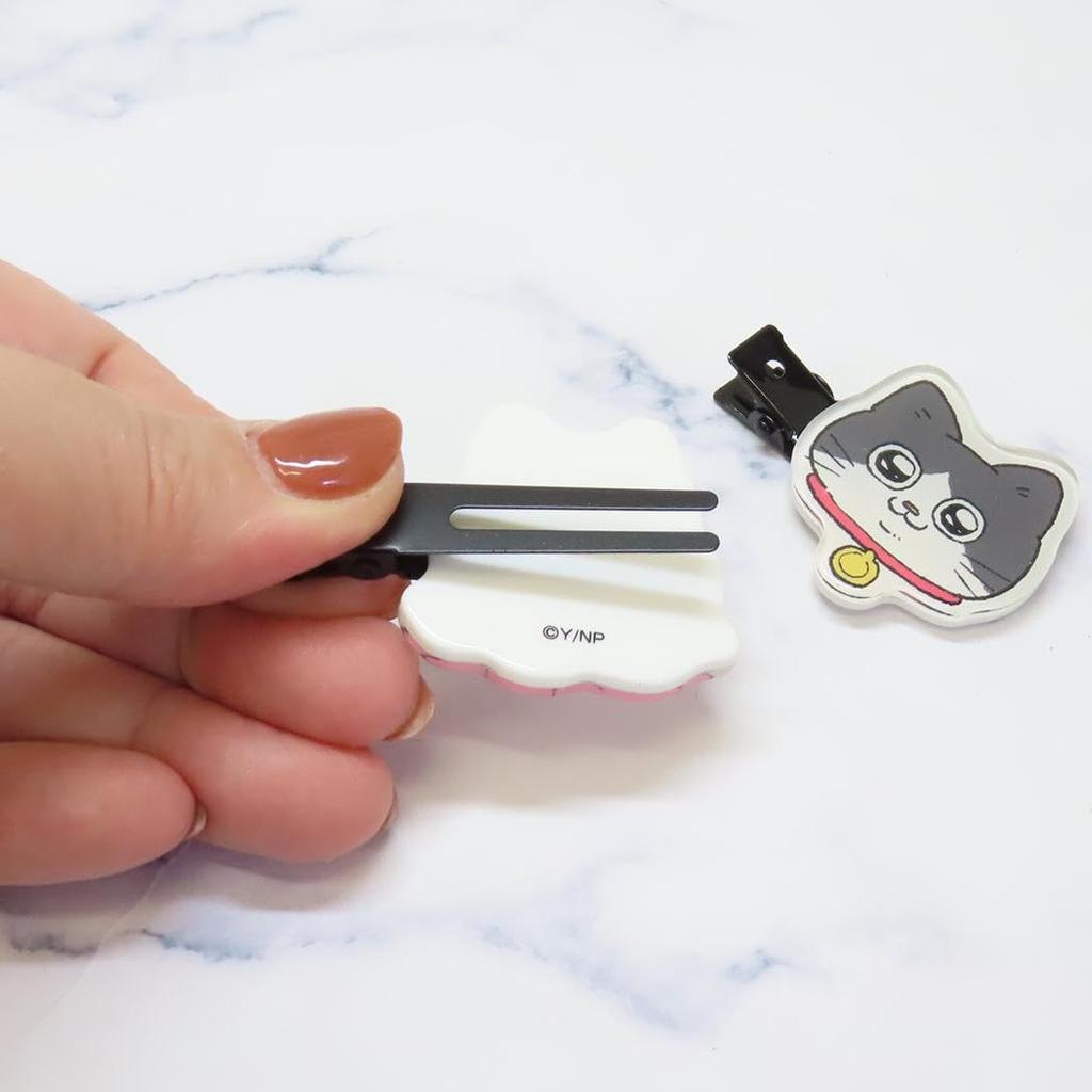 Old Man Reincarnated As a Cat Acrylic Bangs Clip