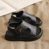 Children's Sandals Male Summer 1-5 Years Old Soft Bottom Non-slip 2 Middle and Small Children Sports Leather Beach Sandals 3 Baby Toddler Female