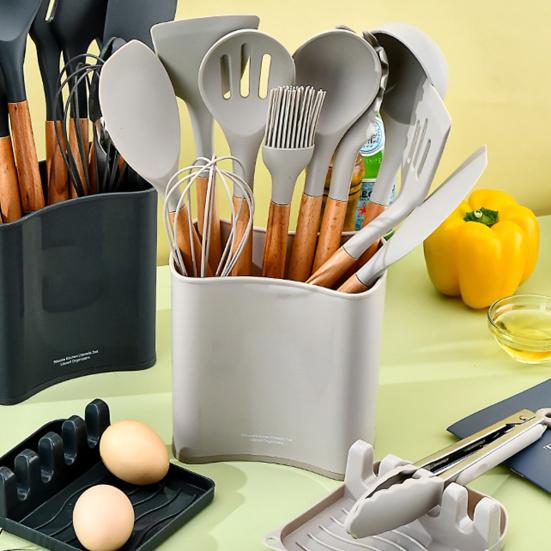 1 Set Cooking Tools Food Grade Portable Practical Noodle Spoon Slotted Spatula for Dormitory