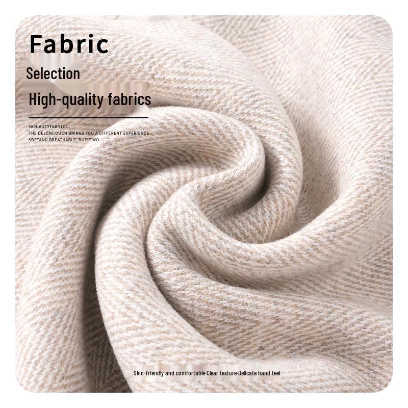 Baleno Women's Herringbone Wool-Blend Split Hem Wide-Leg Pants