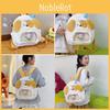 Plush Dog Cartoon Backpack With Durable Material Comfortable Shoulder Straps
