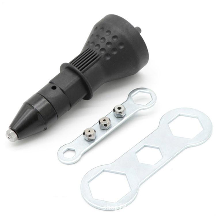 Electric Pull Rivet Conversion Adapter Electric Rivet Nut Guns Riveting Drill Adaptor Nut Tool Multifunction Nail Gun Rivets