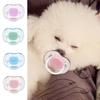 4pcs Soft Puppy Chewing Toy Silicone Dog Calming Pacifier Portable Pet Pacifier  For Clean Teeth