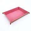 Creative Storage Tray Pu Foldable Storage Box Pu Tray Dice Tray Desktop Storage Box Rolling Folding Game Storage