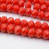 Dark Red Series Shining Multicolor 4/6mm Crystal Beads Rondelle Shape Jewelry Findings Earring Glass Quartz Charms Bracelet Accessories