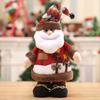 Christmas Plush Doll Snowman Elk Standing Doll Gift Santa Claus Decoration Hotel Shopping Mall Christmas Decoration Kids Gift