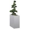 VidaXL Planter 40x80x80 Cm Galvanized Steel, Flower Pot, Plant Stand, Raised Bed, Planter Stand 860778