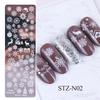 1PC Stainless Steel Printing Nail Stamping Plates Manicure Leaves Maple Template Mold Xmas Snowflakes Nail Art DIY Decorations