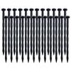20pcs Edging Nail Stake Spikes Landscape Edging Garden Border Lawn Landscape Edging Stakes Spiral Pegs Spike 5.9inch