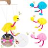 (happyboy)Ostrich-Marionette Animal Hand Puppets For Kids Bird String Puppet Parent Child Interactive Educational Toys