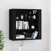 VidaXL Wall Cabinet Black 80x33x80 Cm Engineered Wood816593