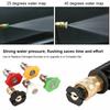 5/6pcs Quick Connector Car Washing Nozzles Metal Jet Lance Nozzle High Pressure Washer Spray Nozzle 0 15 25 40 Degree Water Jet