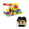 88-100PCS Funnel Slide Building Blocks Marble Race Run Maze Ball Tracking Block DIY Plastic Big Bricks Children Toys Kids Gift