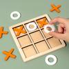 Xo Tic Tac Toe Wooden Board Game Table Toy Parent-child Interactive Fun Game Children Puzzle Toys For Birthday Party