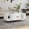VidaXL Coffee Table White 102x50x40 Cm Engineered Wood 829268
