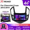 Android 12 Stereo Multimedia Automotive Carplay Android Auto Wireless For Chevrolet Cruze 2012-2015 FM AM WIFI Radio