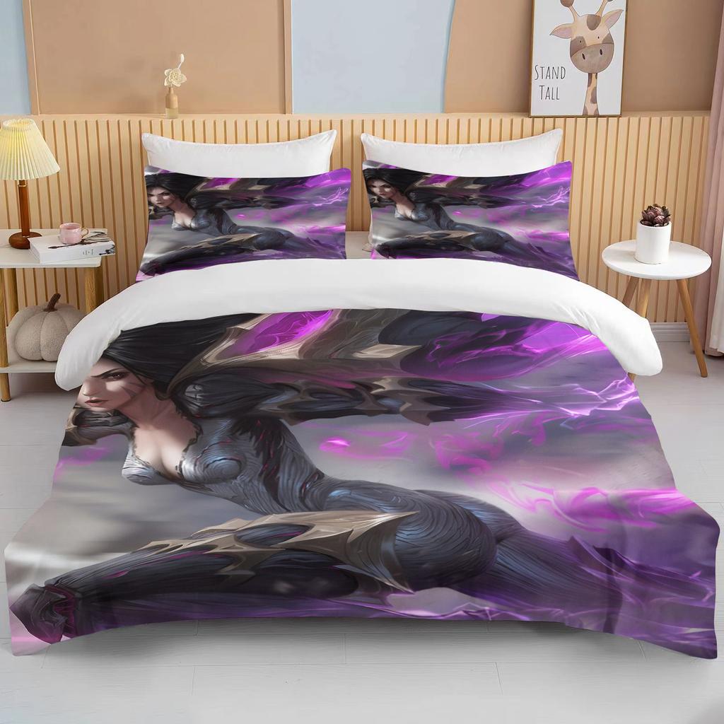 10 Sizes Classic Game Anime Characters King Size Double Bed Bedding Set Microfiber or Polyester Duvet Cover Set