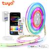 Tuya Smart WiFi RGBIC COB LED Strip Light Addressable WS2811 IC RGB Dimmable Room Decor Ambient Lamp Tape Alexa Google Home