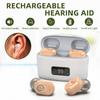 Wireless Rechargeable Hearing Aids LED Display Audiphone Children Adults Elderly Invisible Mini Sound Voice Amplifier