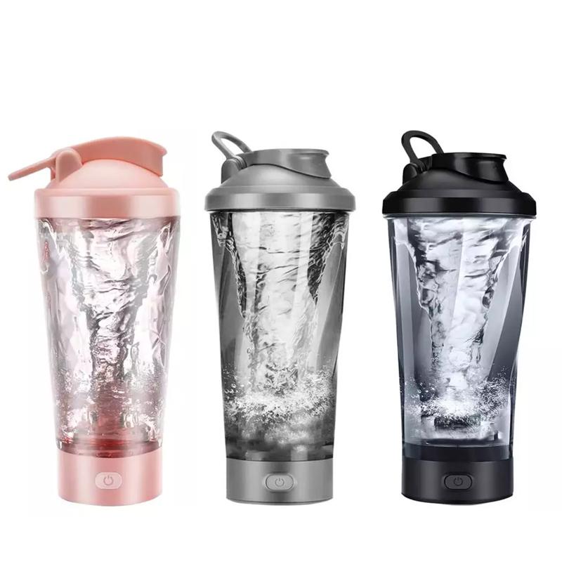 DL Electric USB Shake Bottle Rechargeable Milk Coffee Blender Kettle Fitness Vortex Protein Shaker Sports Fitness Shaker Cup Protein Shaker Mixer
