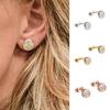 Lovely Round Ear Studs Women Girl Party Earrings Piercing Jewelry Charm