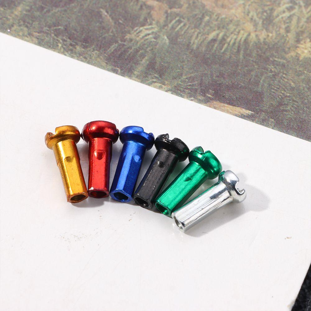 Bike Alloy Anodized Multicolor Bicycle Wheel Accessories Wheel Spoke Nipples Cycling Spokes Nipples