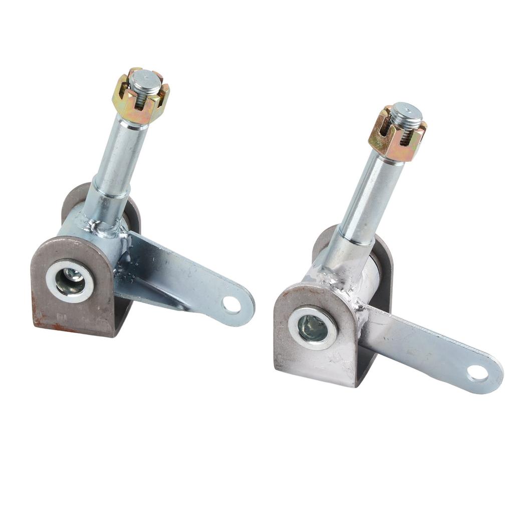 1 Pair M16 Front Steering Knuckles Right Left Steel Alloy Spindle Bracket Set Fit for 110cc 125cc 150cc 200cc 250cc Go