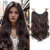 Synthetic Hair Clips Seamlessly Blend the Natural and Elegant Long Curly Hair of Women In Their Daily Lives