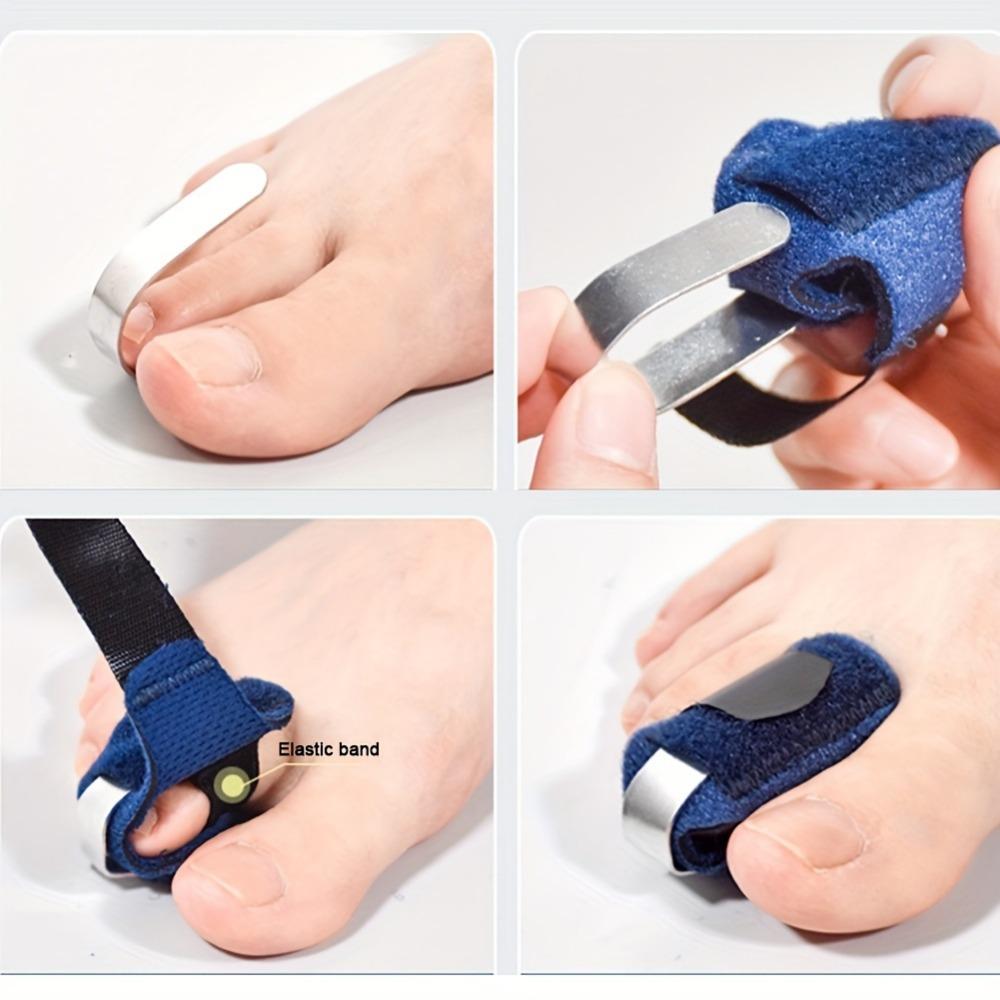 Toe Splint Straightener For Hammer Toe Corrector Crooked Toe Claw Toe Stabilizer Support Brace Wrap