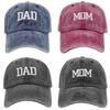 Soft Top Caps For Men Woman Washed Cotton Snapback Cap DAD MOM Embroidery Baseball Cap Outdoor Sports Visor Sun Hat
