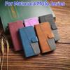 For Motorola Moto All Series for Moto E5,G6 Play,E5 Plus,E13,G14,G54...Hand Rope Style Splicing Design PU Leather Flip Stand Wallet Phone Case