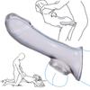 Dildo Enlargement Penis Sleeve Anal Plug Sex Toys For Men Couple Extender Reusable Condom G Spot Massager Penis Rings Sex Shop