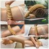 Wooden Massage Tool Pain Relief Gua Sha Handle Wood Gear Arms Legs Thighs Roller Back Leg Neck Relax