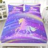 Pegasus 3D Unicorn Pattern Lovely Printed Fitted Sheet Including 1/2 Pillowcases Customized For Boys and Girls Kids Decor