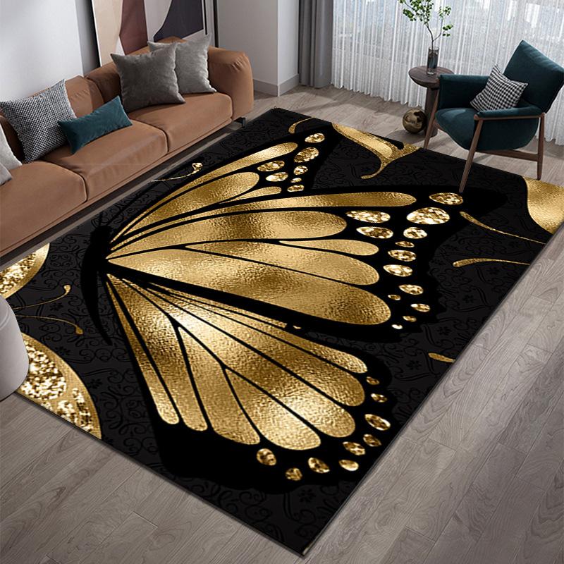 WTEMPO Printed Carpet Bedroom Carpet Living Room Sofa Coffee Table Carpet Bay Window Art Carpet