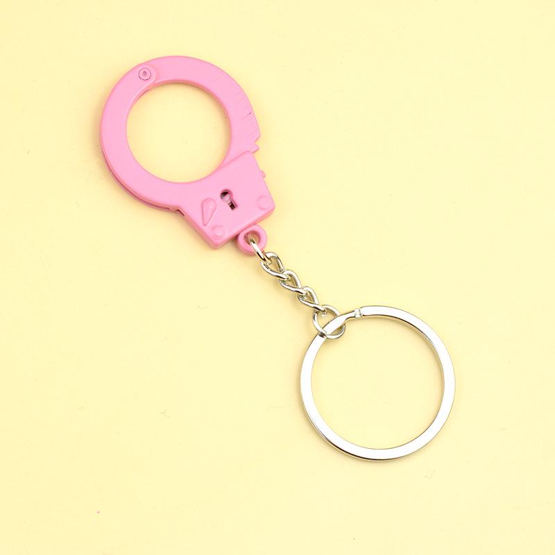 Personalized Couple Handcuff Keychain - Exquisite Mini Metal Keyring