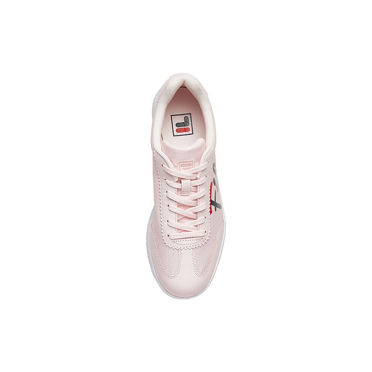 Fila Fht Sports Comfortable Non-Slip Wear-Resistant Low-Top Skate Shoes Women Sneaker Pink F12W931310FPK