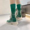 Women Boots Ladies Ankle Boots Fashion PVC Transparent Women's Shoes Botas De Mujer Platform Shoes Brand Designs Women's Shoes