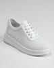 Women's Sneakers 3900 36 Milky Leather Perforation