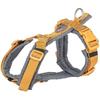 Harnais Pour Chien - TRIXIE - Premium Trekking - Jaune/Gris - 53-64 Cm - Confort Optimal