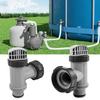 Swimming Pool Plunger Valve Quick Split Hose Plunger Valve System Universal Plunger Valve Replacement for Intex Filter Pumps 28635EG 28633EG