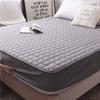 Solid Color Quilted Mattress Cover King Queen Twin All-inclusive Bed Protector Cover Anti-mite Bed Cover No Pillowcase
